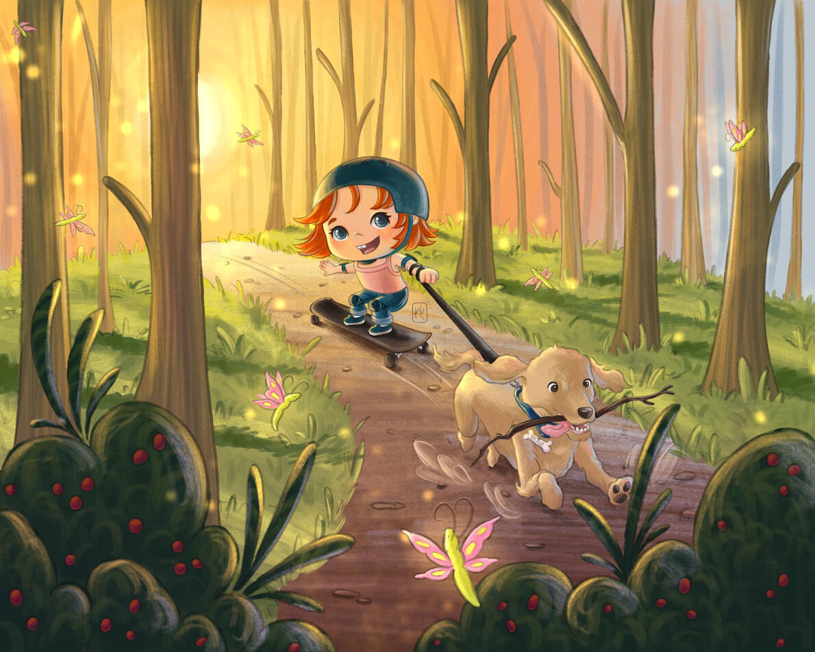 Bear&#39;s Twilight Walk (Digital)