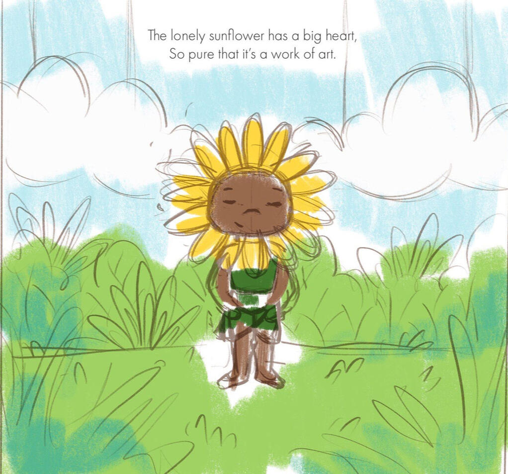 Balding Sunflower Colour